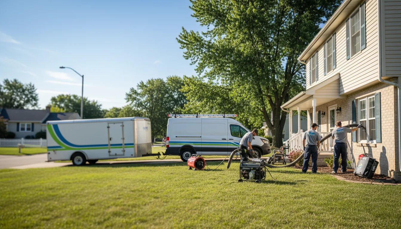 Flooded Basement Restoration And Cleanup With Repair in Magnolia, IA near me
